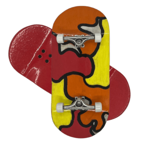 Abstract Art Pro Wooden Fingerboard Skateboard Dubai, UAE