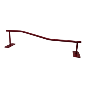 Fingerboard skatepark obstacle Z rail - Red